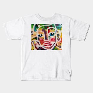 Lady in Paint Kids T-Shirt